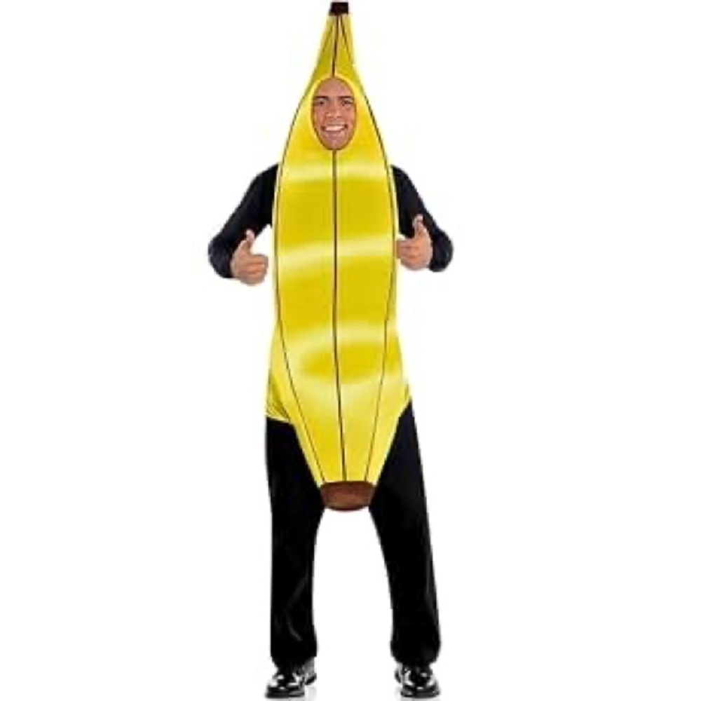 Adult Banana Costume - Sunny Yellow